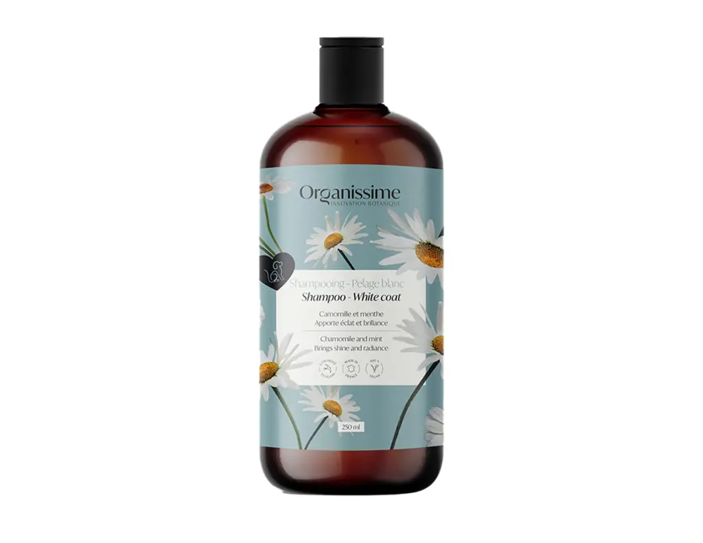 [11375] Shampoing pelage blanc EcoSoin Bio (250 ml) - Organissime