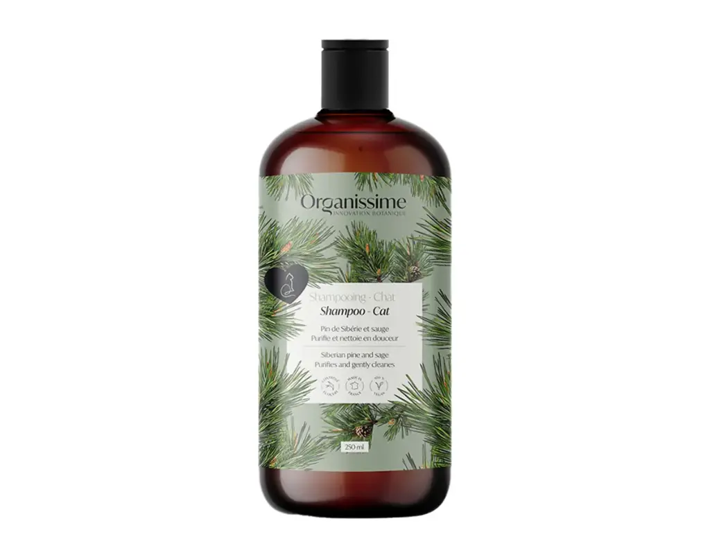 [11377] Shampoing Chat EcoSoin Bio (250 ml) - Organissime
