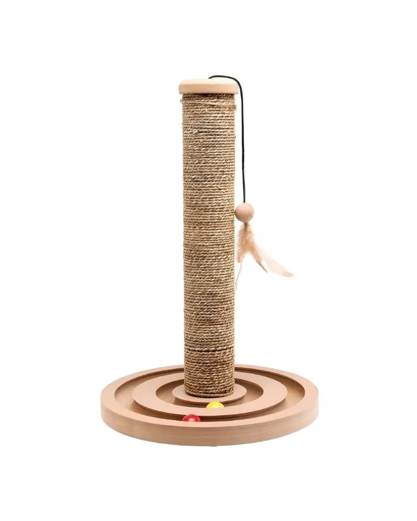 Arbre à chat avec jouet Brigitte (44 cm) - Flamingo