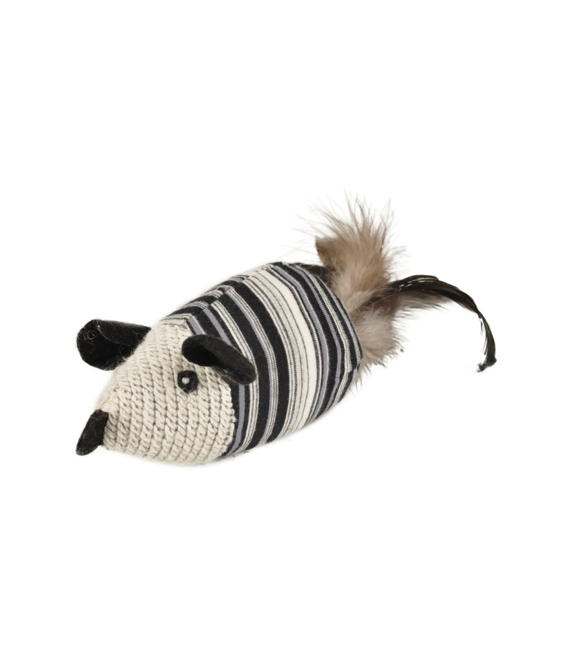 Peluche pour chat "Pirin" rat noir - Flamingo