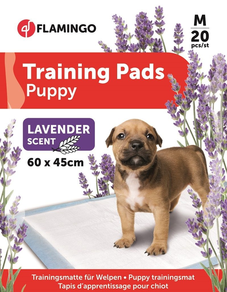 Tapis éducateur senteur lavande x20 (M) - Flamingo
