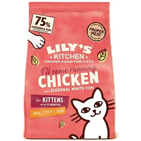 Croquettes pour Chaton au Poulet 800 g - Lily's Kitchen