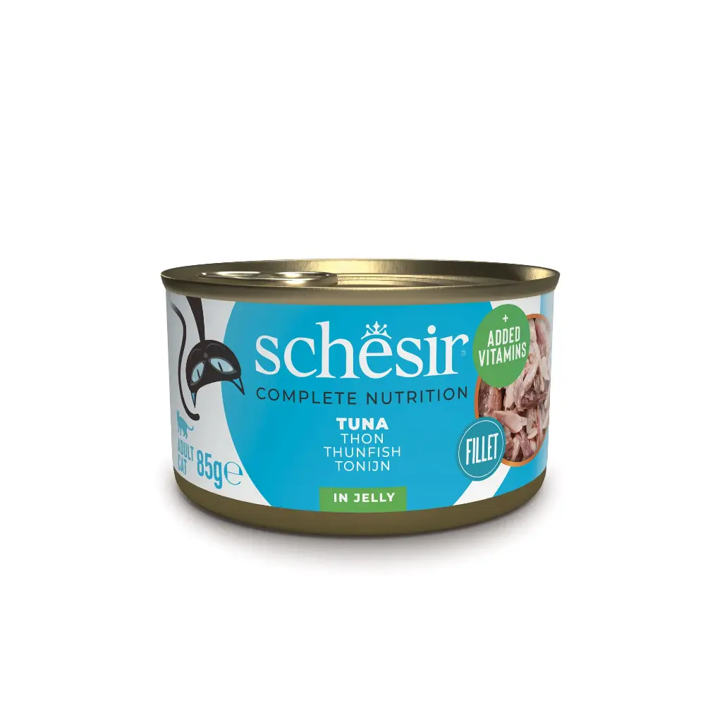 Boîte de pâtée pour chat en gelée - Thon (85 g) - Schesir