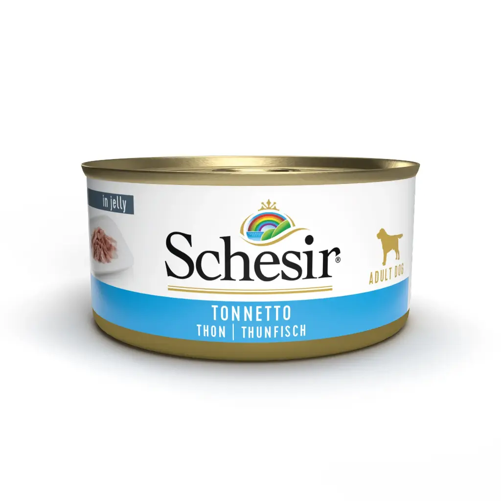 Boîte de pâtée pour chien en gelée - Thon (150 g) - Schesir