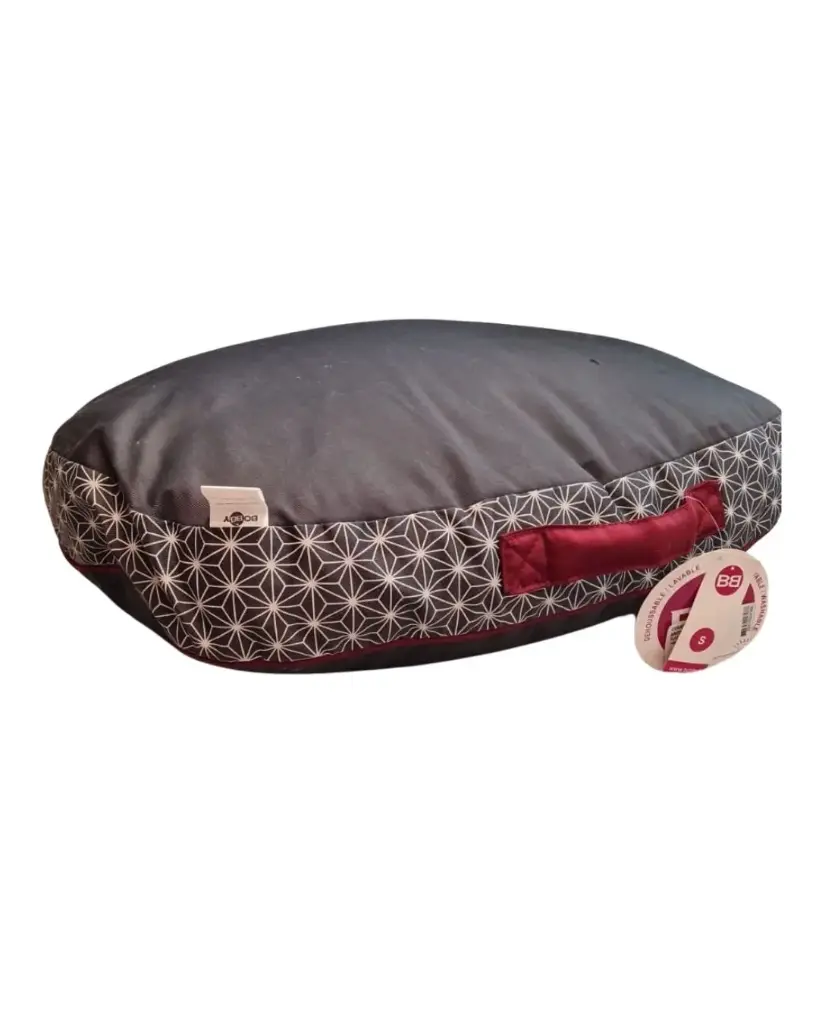 Coussin "Asanoha" anthracite (S) - Bobby