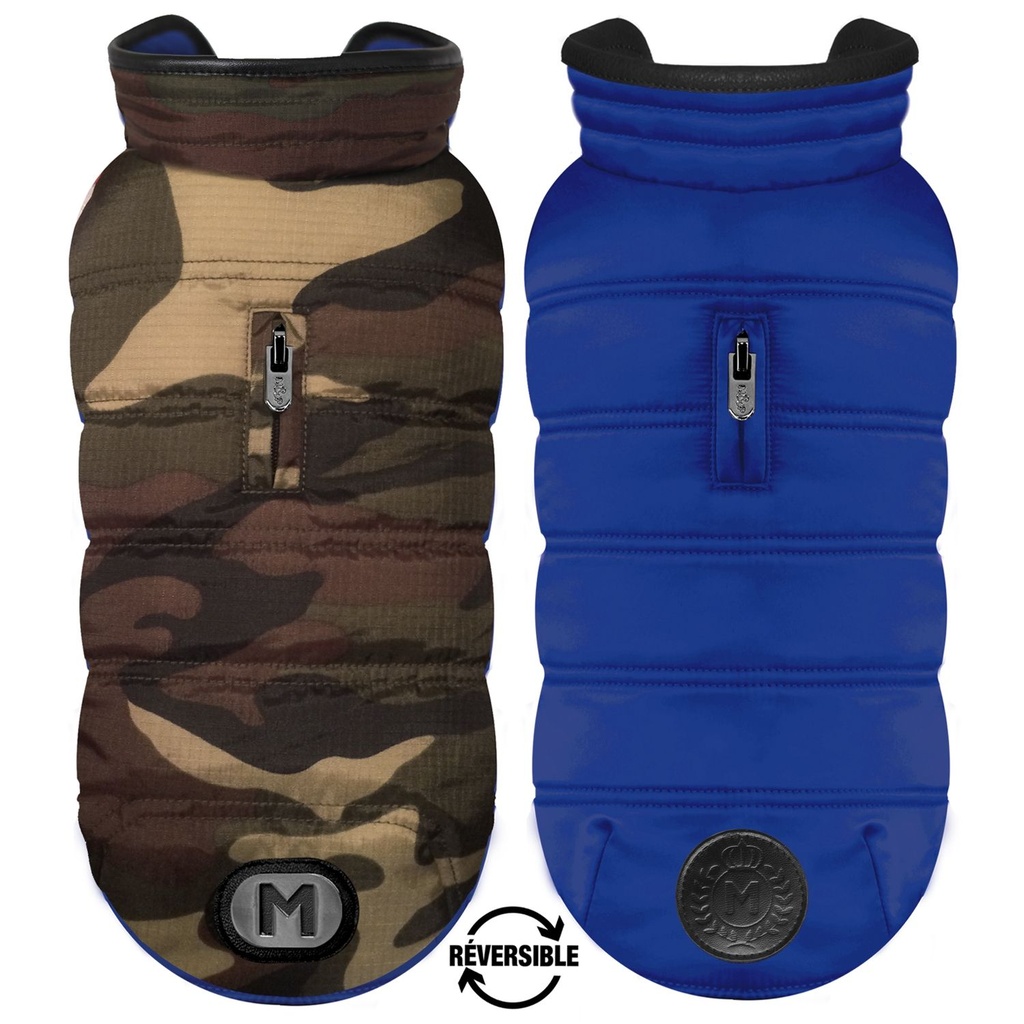 Doudoune réversible "Ethan" (Taille 40) - Milk & Pepper