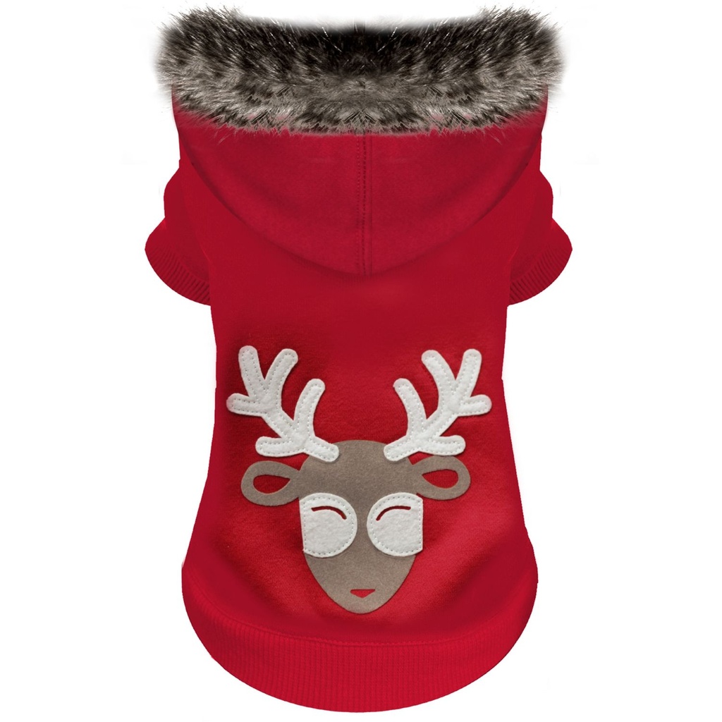 Sweat hoody "Comet red" (Taille 26) - Milk & Pepper