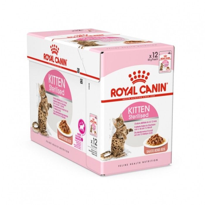 [11842] Kitten Sterilised en sauce (12 sachets 85 g) - Royal Canin