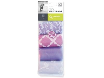 [11985_21728] Sacs ramasse crottes - 4 rouleaux - M-Pets (Coloris : Violet)