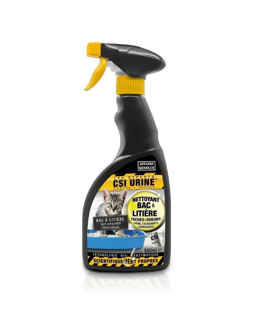 Spray nettoyant pour bac à litière CSI Urine - The Experts CSI Urine