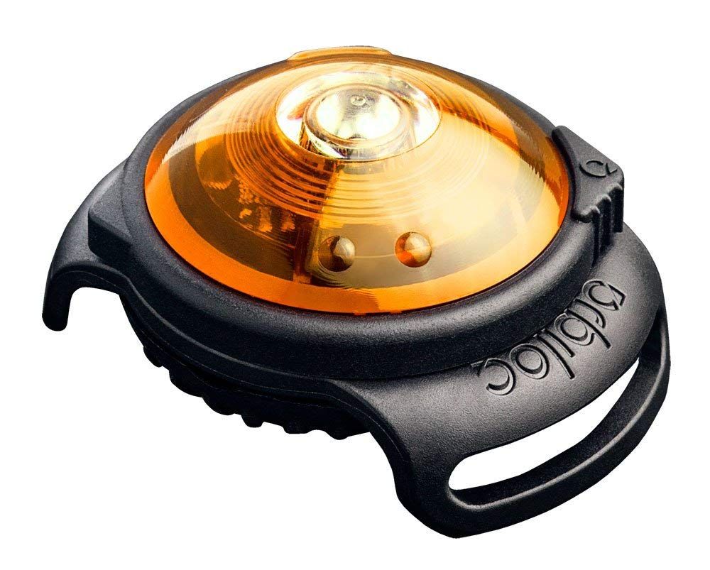 Lampe de sécurité LED pour collier "Dog Dual" (Jaune) - Orbiloc
