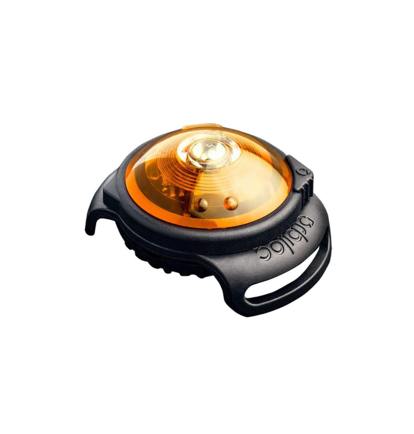 [12087_21864] Lampe de sécurité LED pour collier "Dog Dual" (Jaune) - Orbiloc