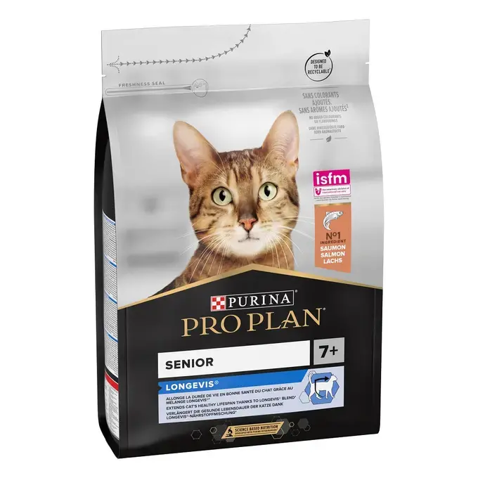 PRO PLAN Cat Senior Longevis - Saumon (3 kg) - Purina