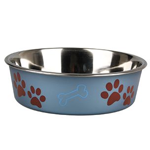 Gamelle "Bella Kena" bleu métallisé (Taille 5) - Flamingo