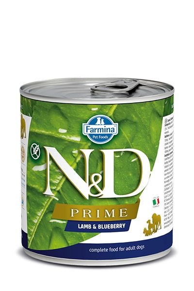 Chien adulte boîte prime agneau & myrtille (285 g) - Farmina