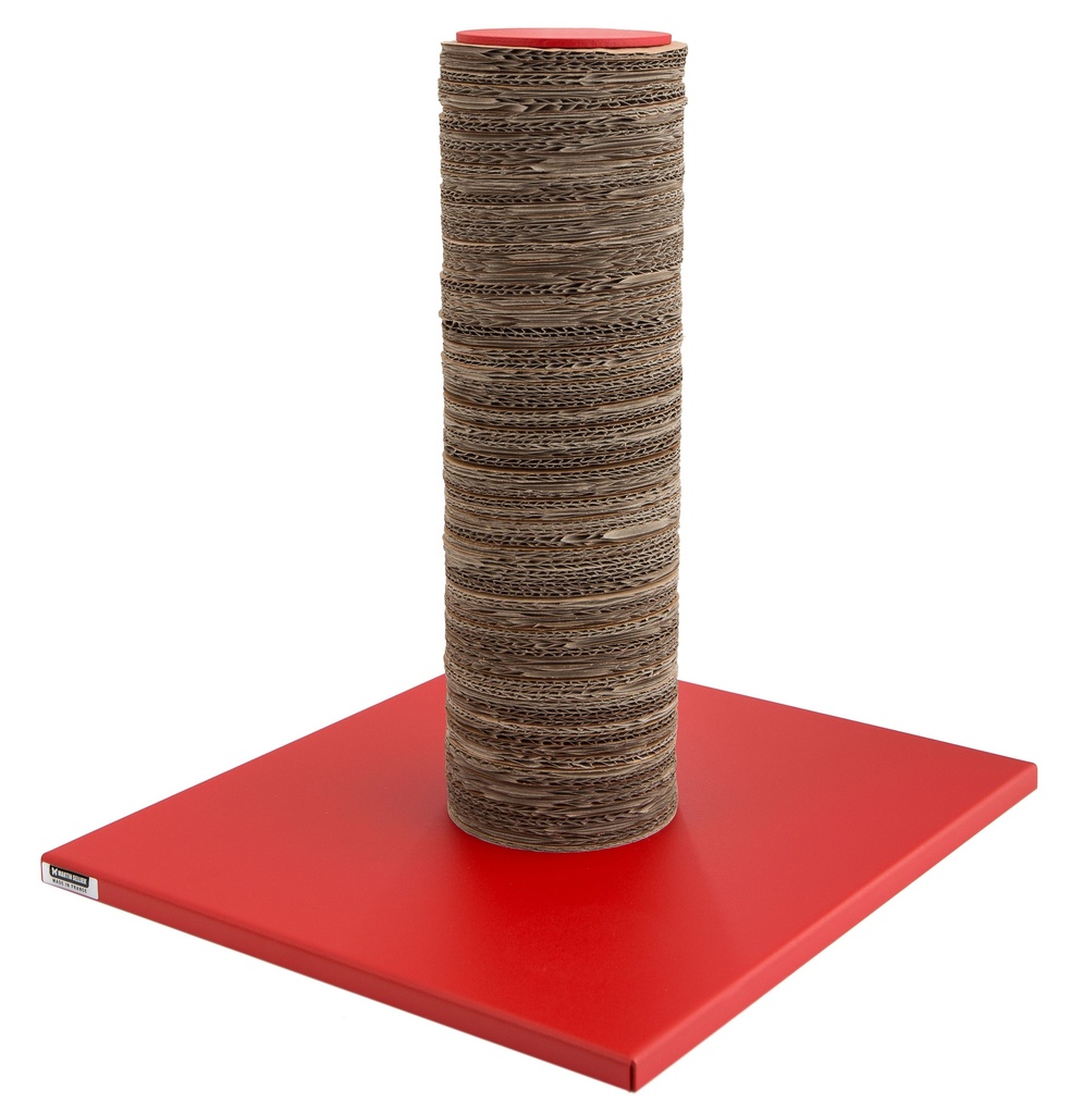 [12411_22277] Griffoir rechargeable "Crazy Cat" rouge (Taille 1) - Martin Sellier