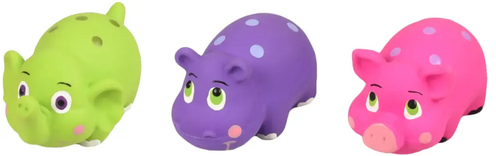 [12424] Jouet chien "Animal" en latex - Flamingo