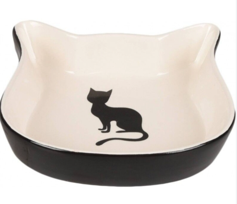 [12437] Gamelle "Nala" tête de chat (12.5 cm) - Flamingo