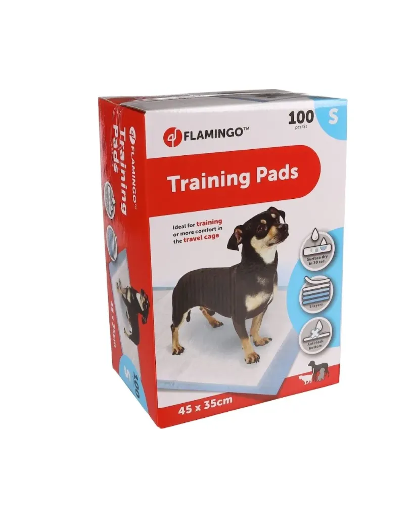 [12449] Tapis éducateur Training Pads Puppy (x 20, S) - Flamingo