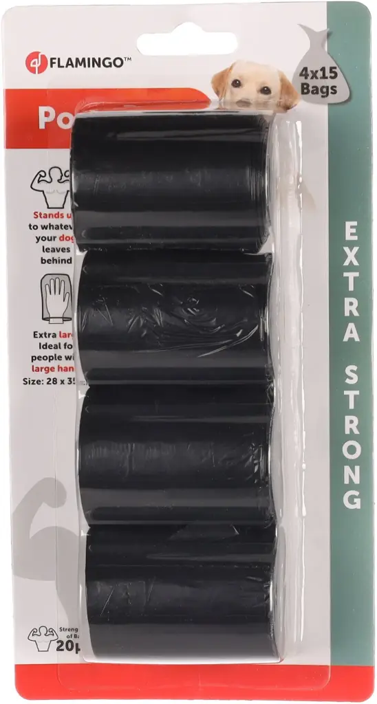 Sacs ramasse crottes extra-large "Magnus" - Flamingo