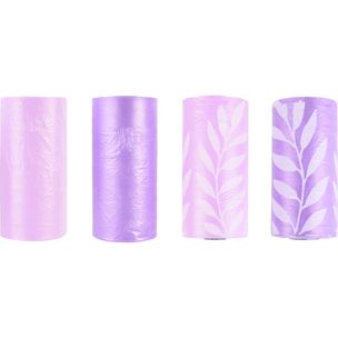 [12459_22293] Sacs ramasse crottes "Lavande" (4 x 15 sacs) - Flamingo