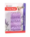 Sacs ramasse crottes lavande (4 x 15 sacs) - Flamingo