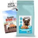 Chien Adulte Grande Race sans céréales - Saumon, Truite, Patate douce et asperges (12 kg) - J'ai plus de croquettes