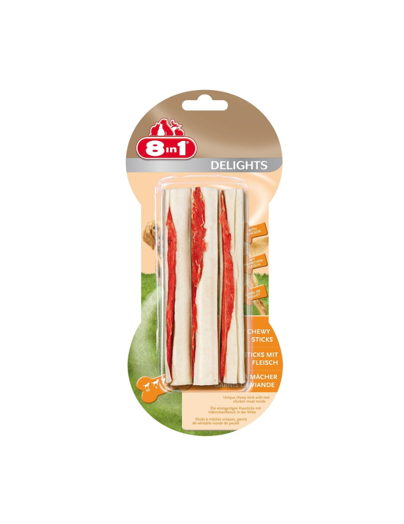 [1255] Os à mâcher Delights "Sticks" - 8 in 1