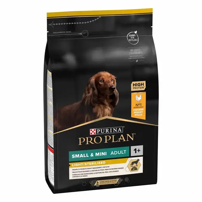 Small & Mini Light & Sterilised (3 kg) - Pro Plan