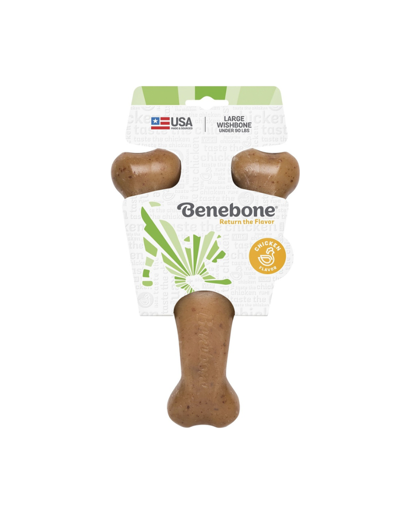 Os à mâcher "Wishbone" poulet rôti (M) - Benebone