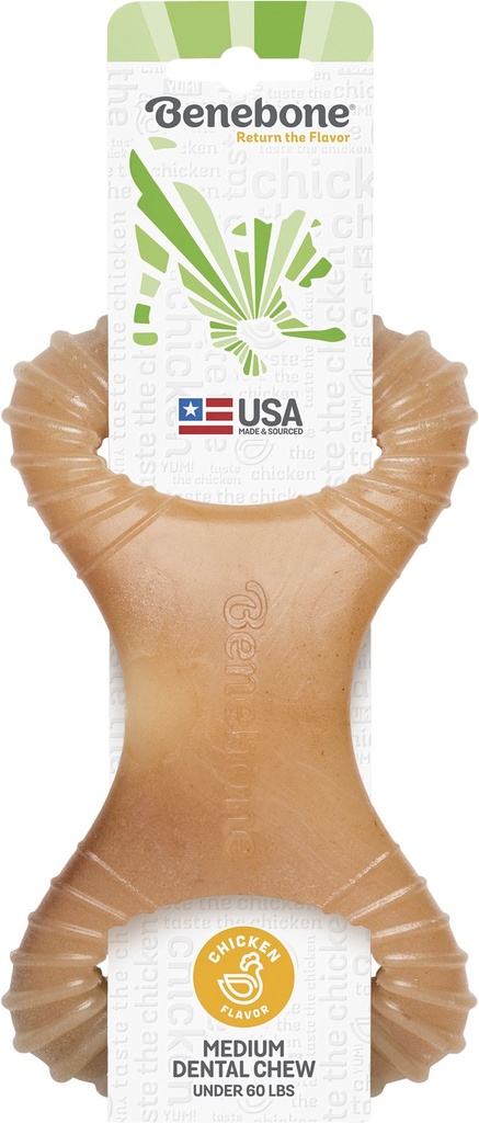 [12705_22735] Stick à mâcher "Dental Chew" poulet rôti (M) - Benebone