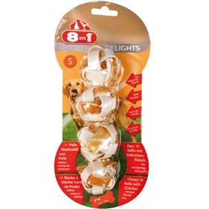 [1271] Friandises à mâcher Delight balls x4 "S" - 8 in 1