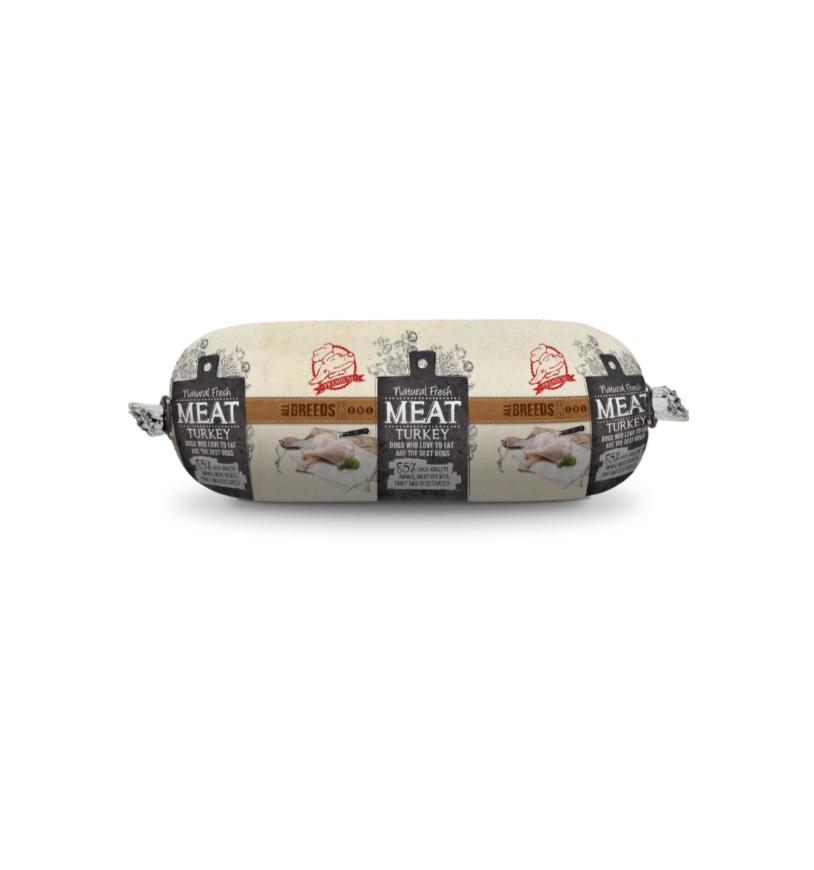 Saucisse pour chien à la dinde (250 g) - Natural Fresh Meat