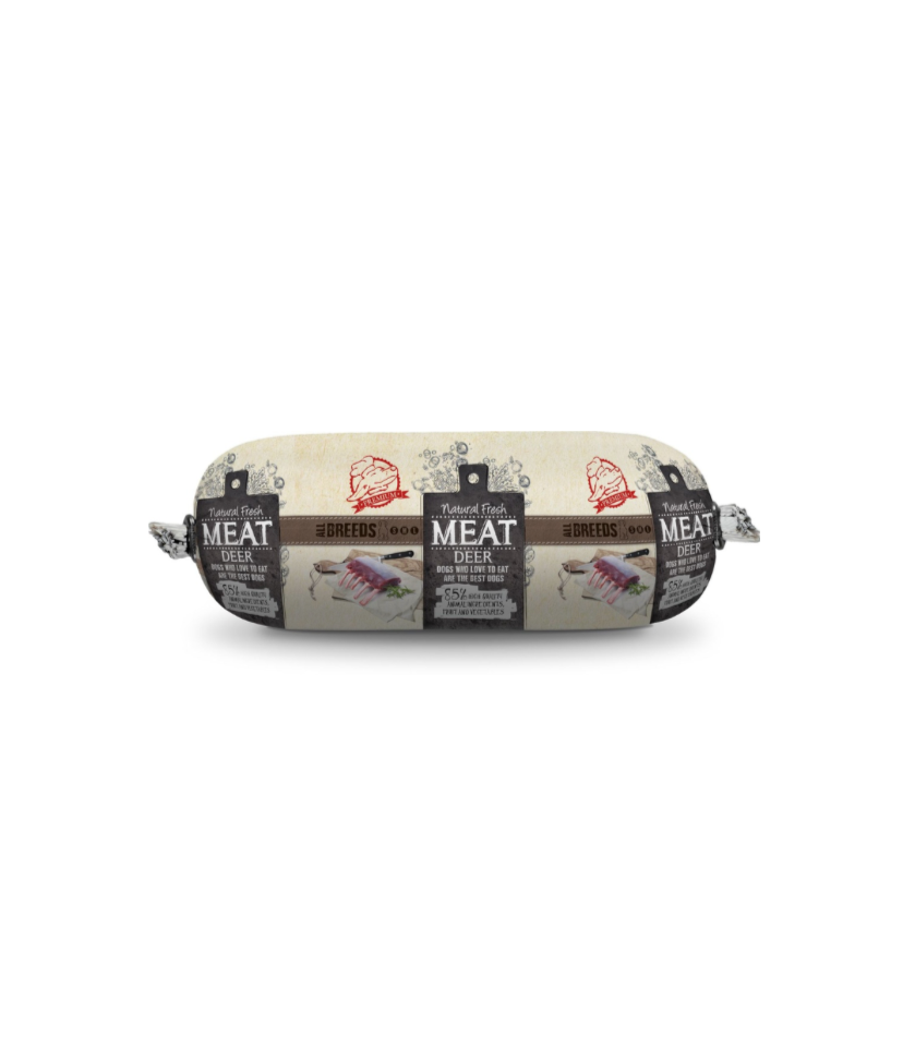Saucisse pour chien au cerf (600 g) - Natural Fresh Meat