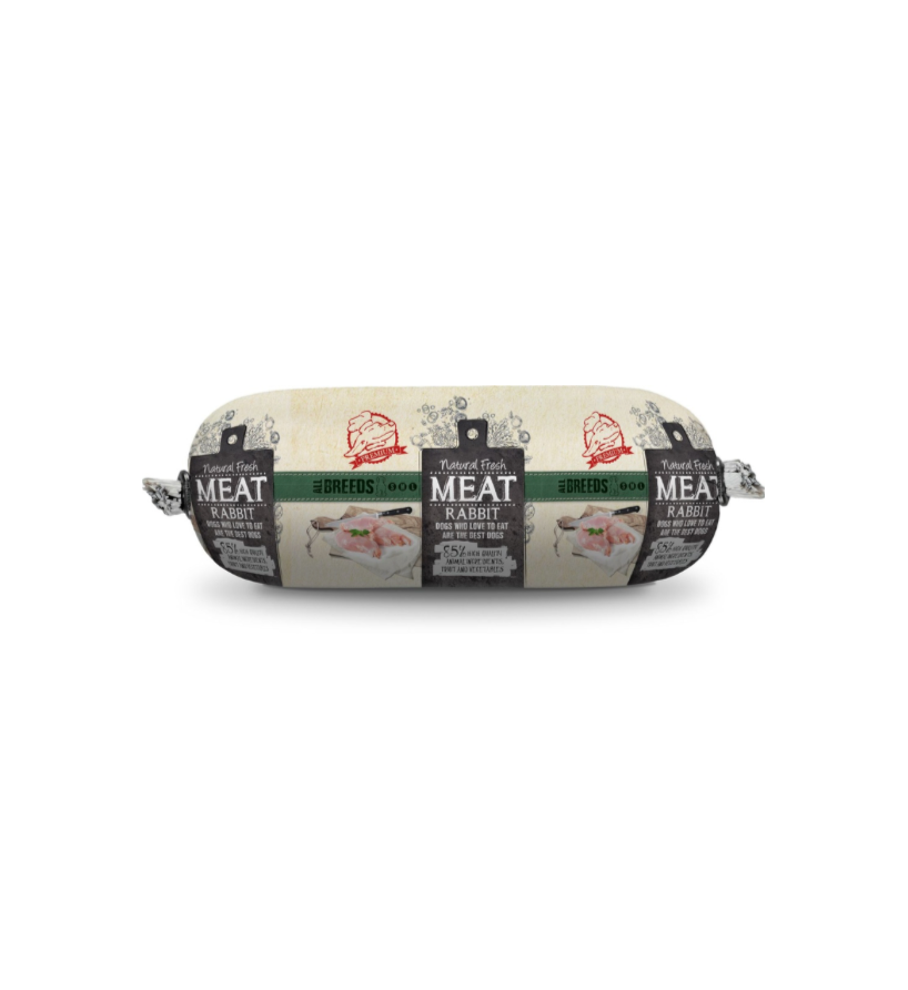 Saucisse pour chien au lapin (250 g) - Natural Fresh Meat