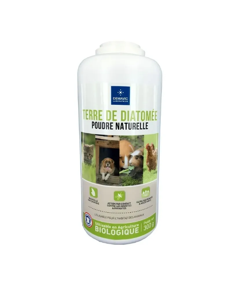 [12862] Poudreur Terre de Diatomée (300 g) - Demavic