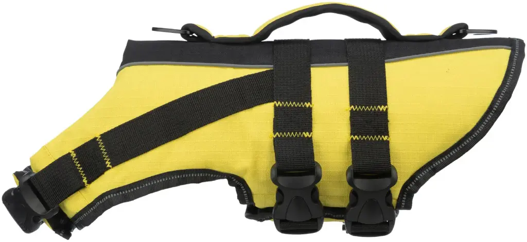 Gilet de flottaison jaune pour chien (M) - Trixie