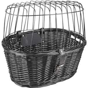 [13002_23541] Panier pour vélo "Canna" (Noir) - Flamingo