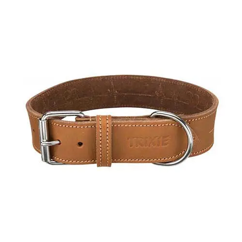 Collier en cuir "Heartbeat" (M) - Trixie