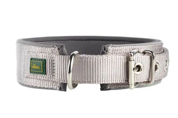 Collier "Neopren Reflect" gris (Taille 60) - Hunter
