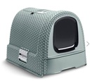 Maison de toilette pour chats bleu et gris - Curver