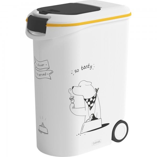 [13079] Conteneur à croquettes (20 kg/54 litres) pour chien - Curver