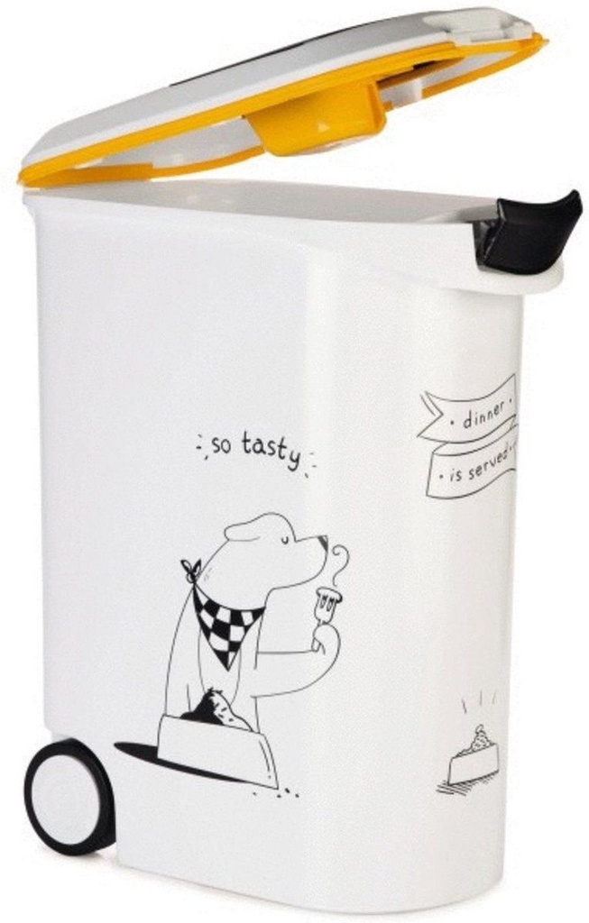 [13080] Conteneur à croquettes (12 kg/35 litres) pour chien - Curver