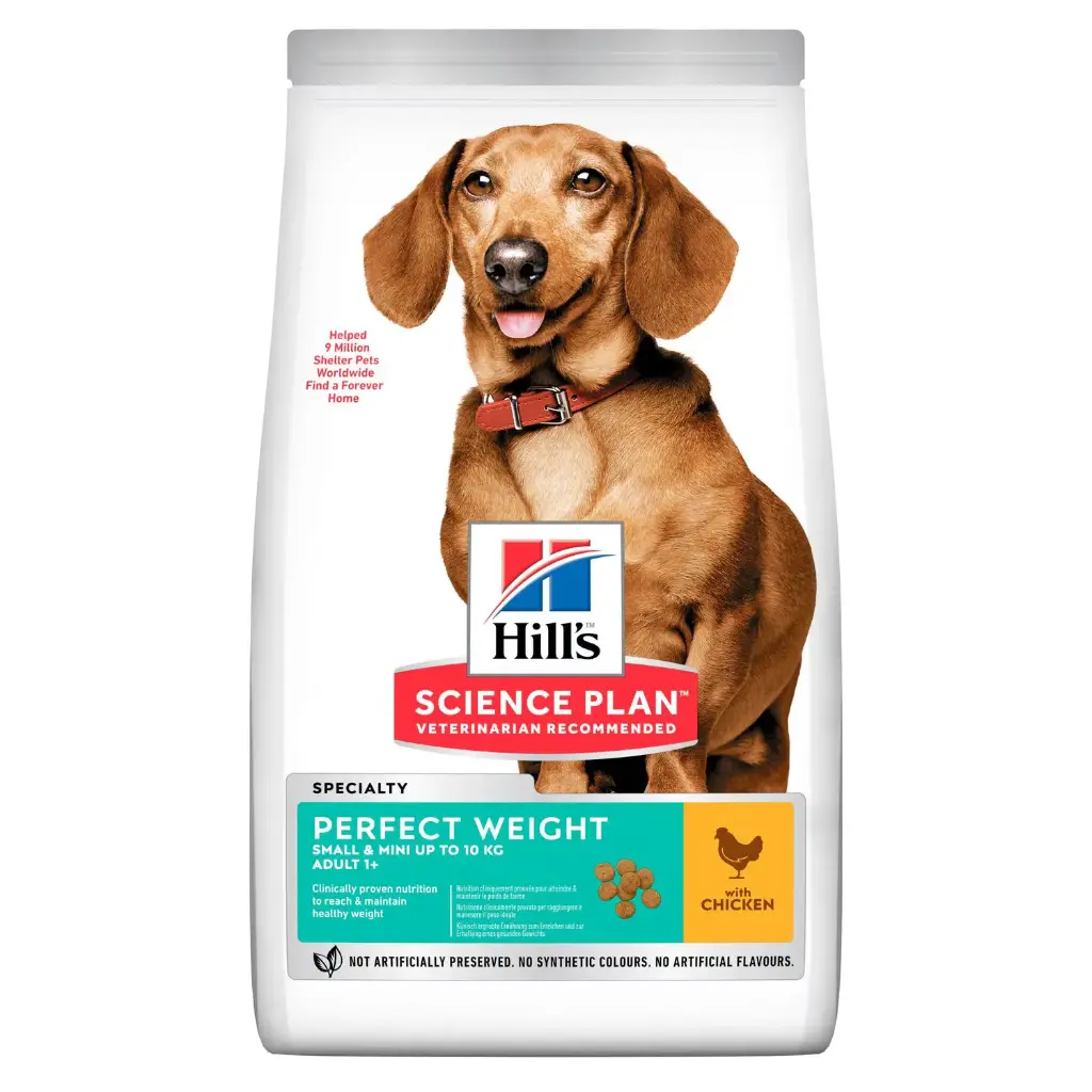 [13095] Canine Adult "Perfect Weight" Small & Mini Poulet (1.5 kg) - Hill's Science Plan