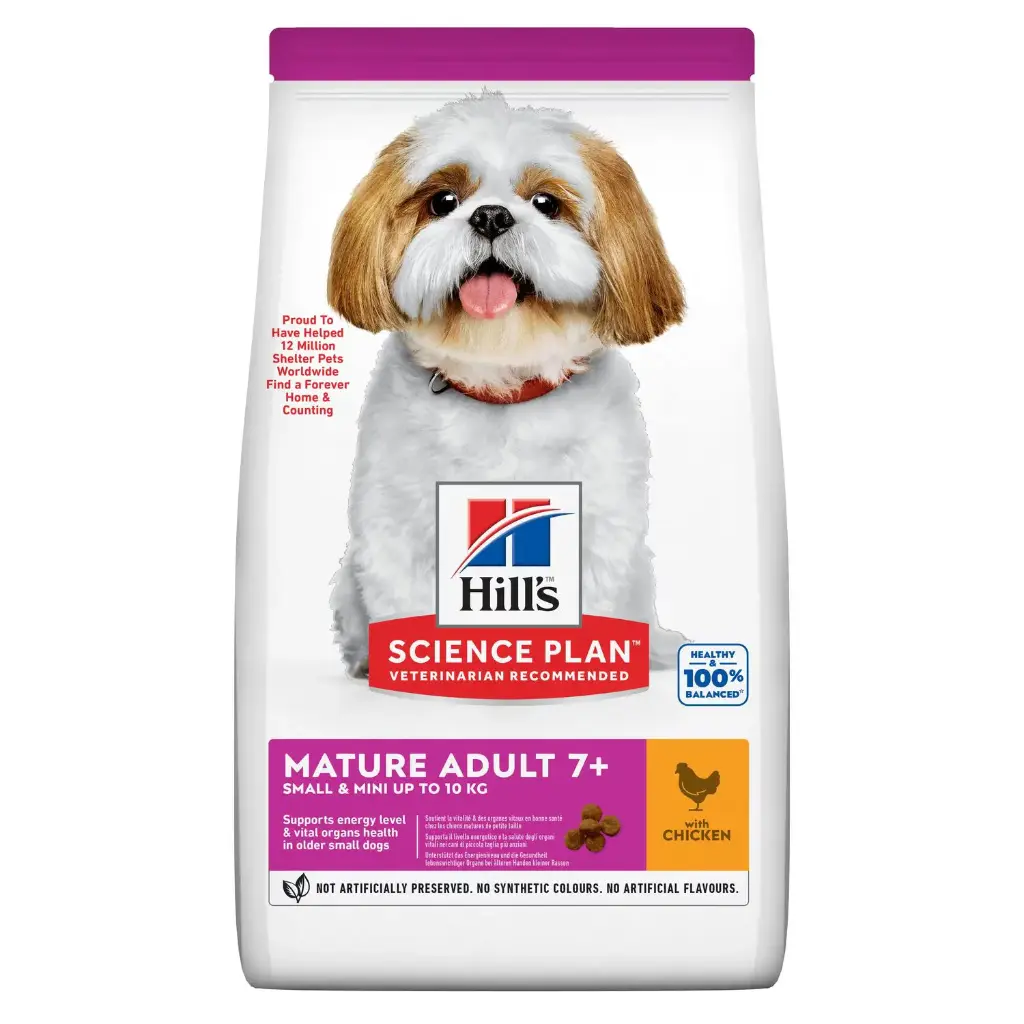 Canine "Mature Adult 7+" Small & Mini Poulet (6 kg) - Hill's Science Plan