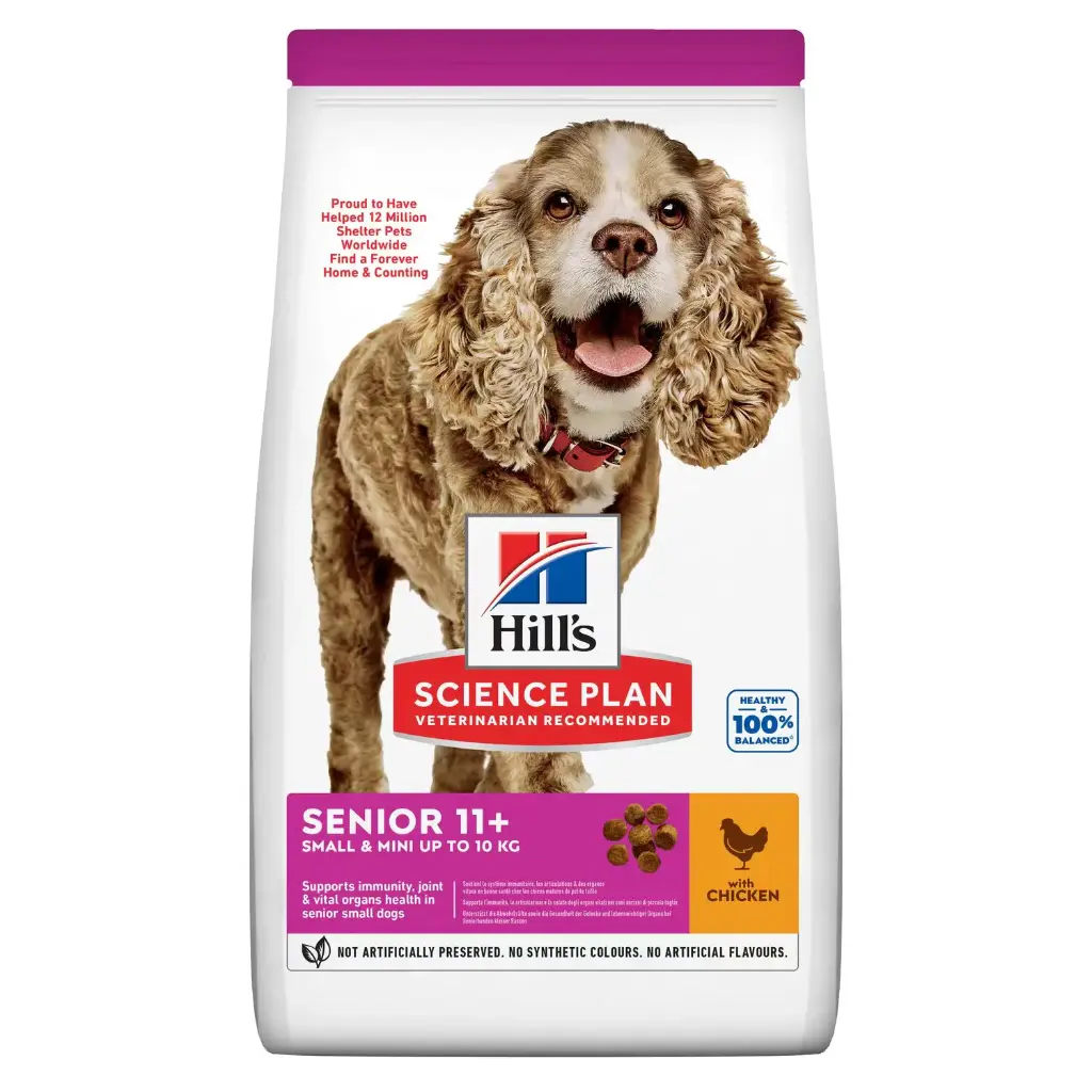 Canine "Senior 11+ "Small & Mini Poulet (1.5 kg) - Hill's Science Plan