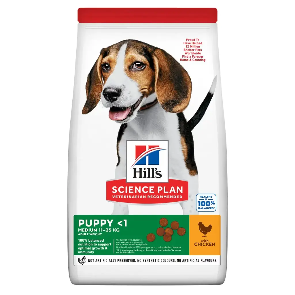 [13116_23873] Canine Puppy Medium Poulet (2.5 kg) - Hill's Science Plan