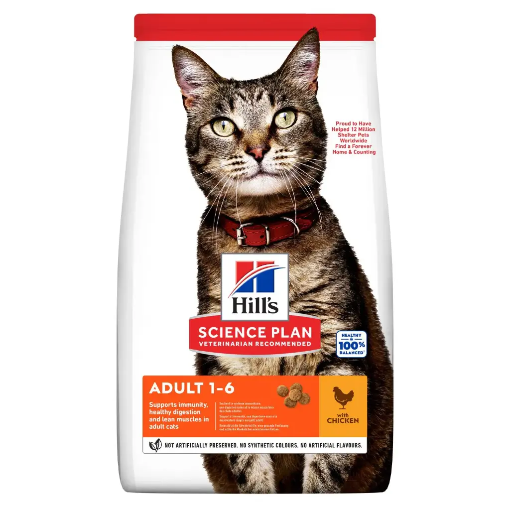 Feline Adult au poulet (1.5 kg) - Hill's Science Plan