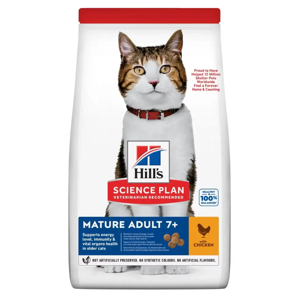 [13132_23922] Feline Mature Adult 7+ au poulet (1.5 kg) - Hill's Science Plan