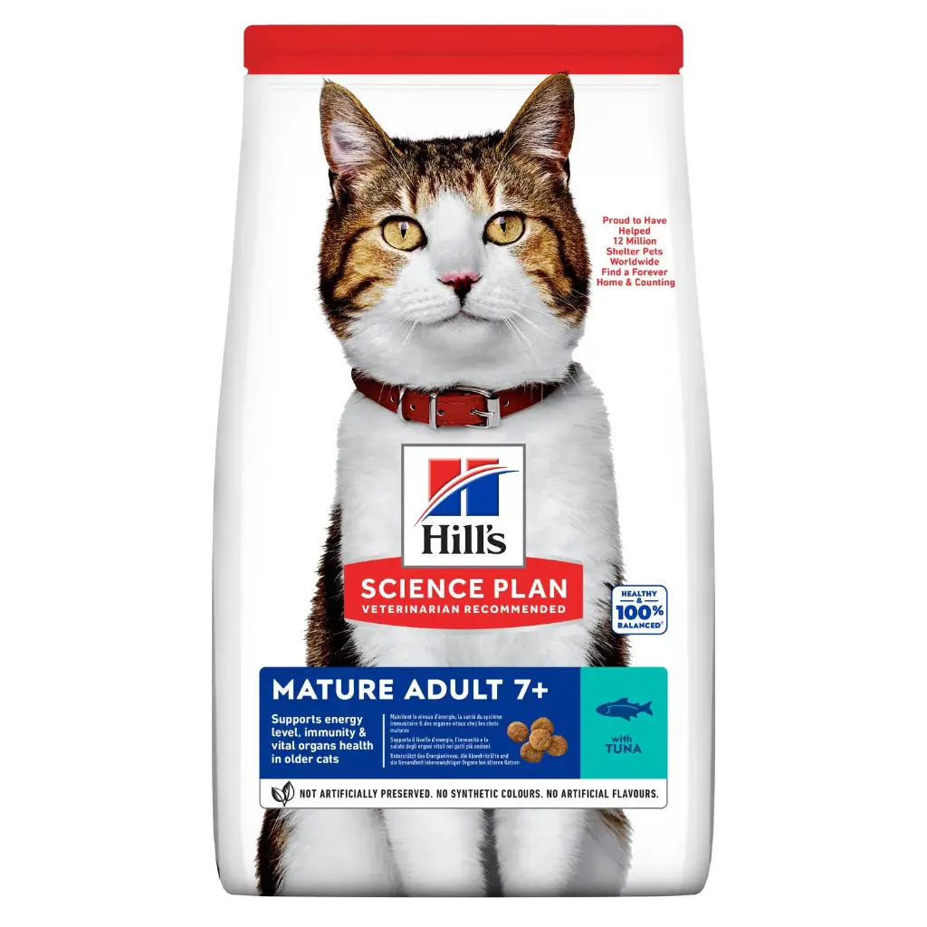 Feline Mature Adult 7+ au thon 1.5 kg - Hill's Science Plan